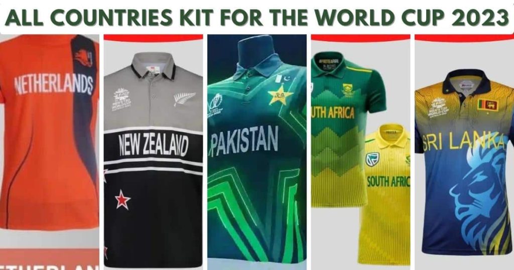 kits for the World Cup 2023