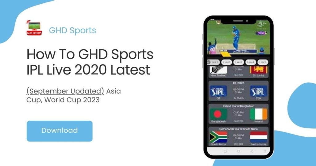 GHD Sports IPL Live 2020