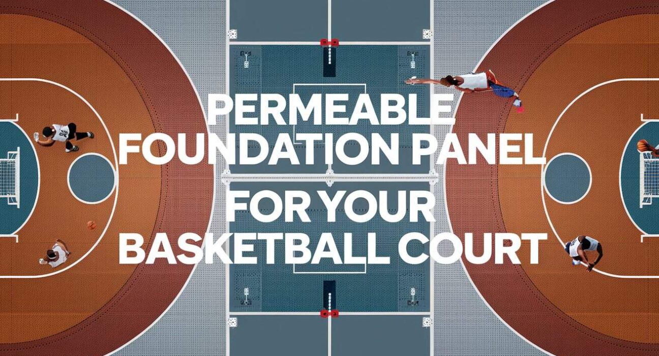 Permeable Foundation Panel for Your Basketball Court | VersaCourt