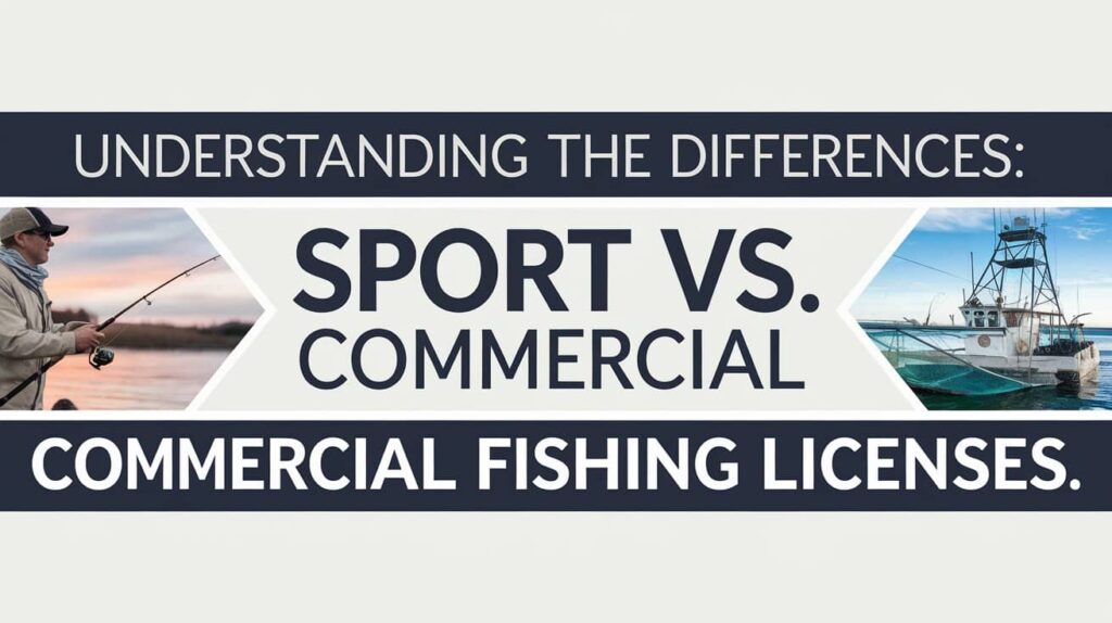 Understanding the Differences: Sports vs. Commercial Fishing Licenses